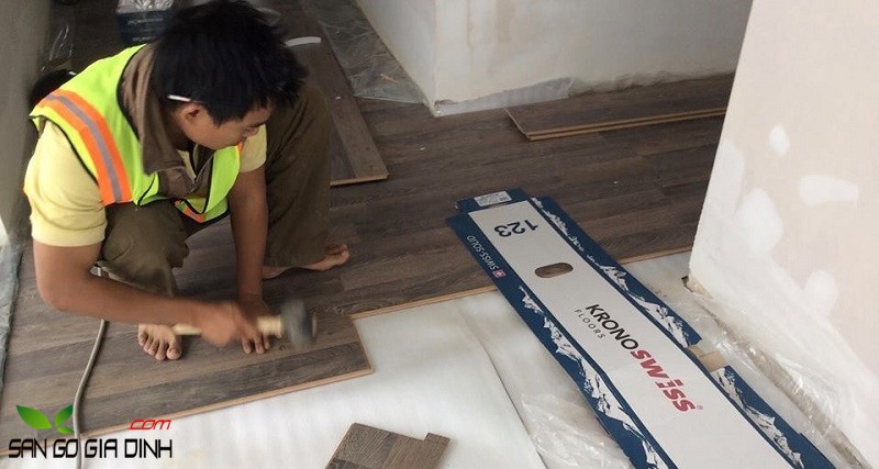 Hướng dẫn các bước thi công sàn gỗ